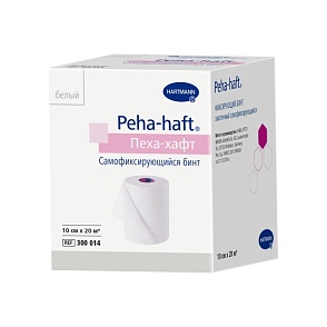 Peha-haft® / Пеха-хафт - самофиксирующийся бинт 20 м х 10 см, белый