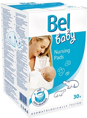 Bel Baby Nursing Pads - вкладыши в бюстгалтер 30 шт.