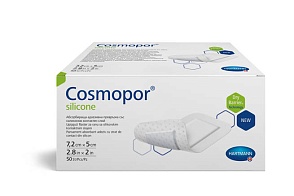 Cosmopor® silicone/ Кocмoпop силикон, 7,2х5см, 50 шт.
