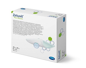 Zetuvit® Plus Silicone /Цетувит Плюс Силикон 20х20 см, 10 шт./уп.