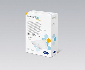 HydroTac® comfort / ГидроТак комфорт - самофиксирующиеся губчатые повязки; 6,5 см x 10 см, 10 шт.