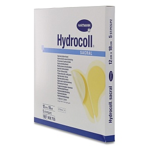 Hydrocoll® sacral/ Гидроколл сакрал - гидроколлоидные повязки на область крестца,12см х 18см, 5 шт.