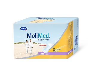 MoliMed Premium maxi - МолиМед Премиум макси - Урологические прокладки: 14 шт. (RUS)