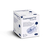 Cosmopor® I.V.- transparent   Прозрачная, пов. пласт. типа для фиксации канюль 9x7см, 100шт.