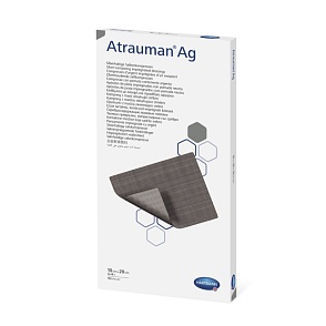 Мазевая повязка Atrauman® Ag (Атрауман Аг), стерильная: 10 х 20 см; 10 шт.