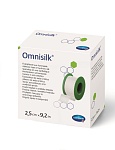 Omnisilk® / Омнисилк - пластырь фиксирующий из искусственного шелка, без еврохолдера: 2,5 см х 9,2 м.