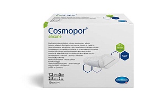Cosmopor® silicone/ Кocмoпop силикон, 7,2х5см, 10 шт.