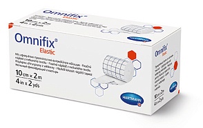 Omnifix® elastic/ Омнификс эластик - пластырь фиксирующий из нетканого материала в рулоне, 2м х 10см.