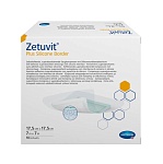 Zetuvit® Plus Silicone Border/Цетувит Плюс Силикон Бордер 17,5х17,5 см, 10 шт./уп.