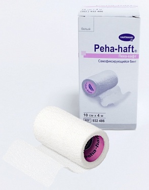 Peha-haft® / Пеха-хафт - самофиксирующийся бинт 4 м х 10 см, белый