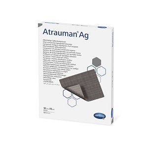 Мазевая повязка Atrauman® Ag (Атрауман Аг), стерильная: 10 х 10 см; 10 шт.