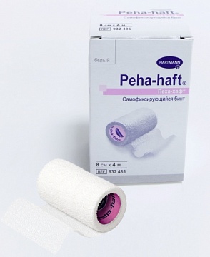 Peha-haft® / Пеха-хафт - самофиксирующийся бинт 4 м х 8 см, белый