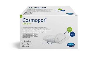 Cosmopor® silicone/ Кocмoпop силикон, 15х8см, 25 шт.